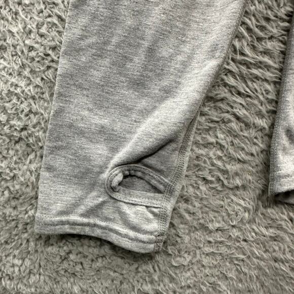 Burton Women's Medium Long Sleeve Gray Pullover 1/4 Zip Soft Comfort Outdoor - Picture 4 of 9